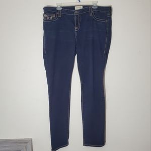 Big Star Maddie Skinny Dark Wash Size 36 Long
